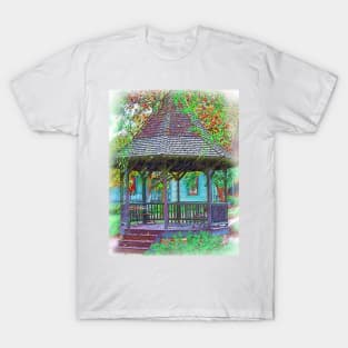 The Victorian Gazebo Sketched T-Shirt